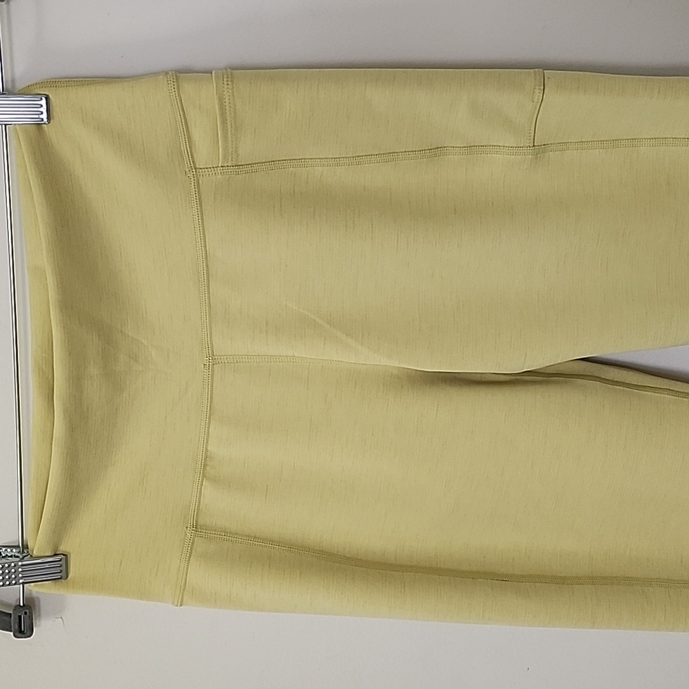 Sweaty Betty Super Sculpt 7/8 Length Leggings yellow Green Size Medium - Picture 13 of 16